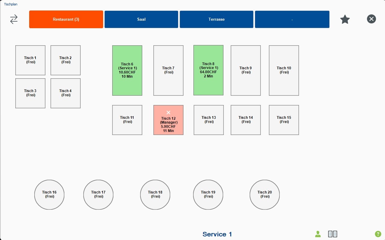 GastroSoft Tischplan