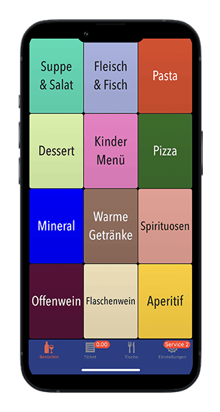 Mobiles Kassensystem Sunmi mit GastroSoft Droid