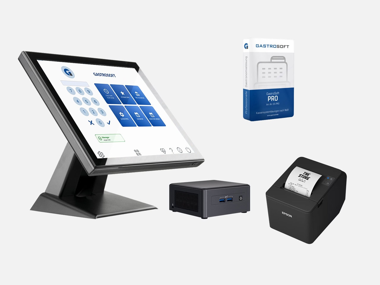 Kassensystem NUC-Iiyama Bundle Kassensystem NUC-Iiyama Bundle