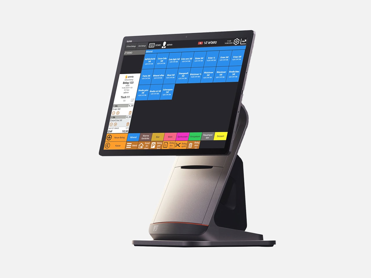 Kassensystem Sunmi T3-80