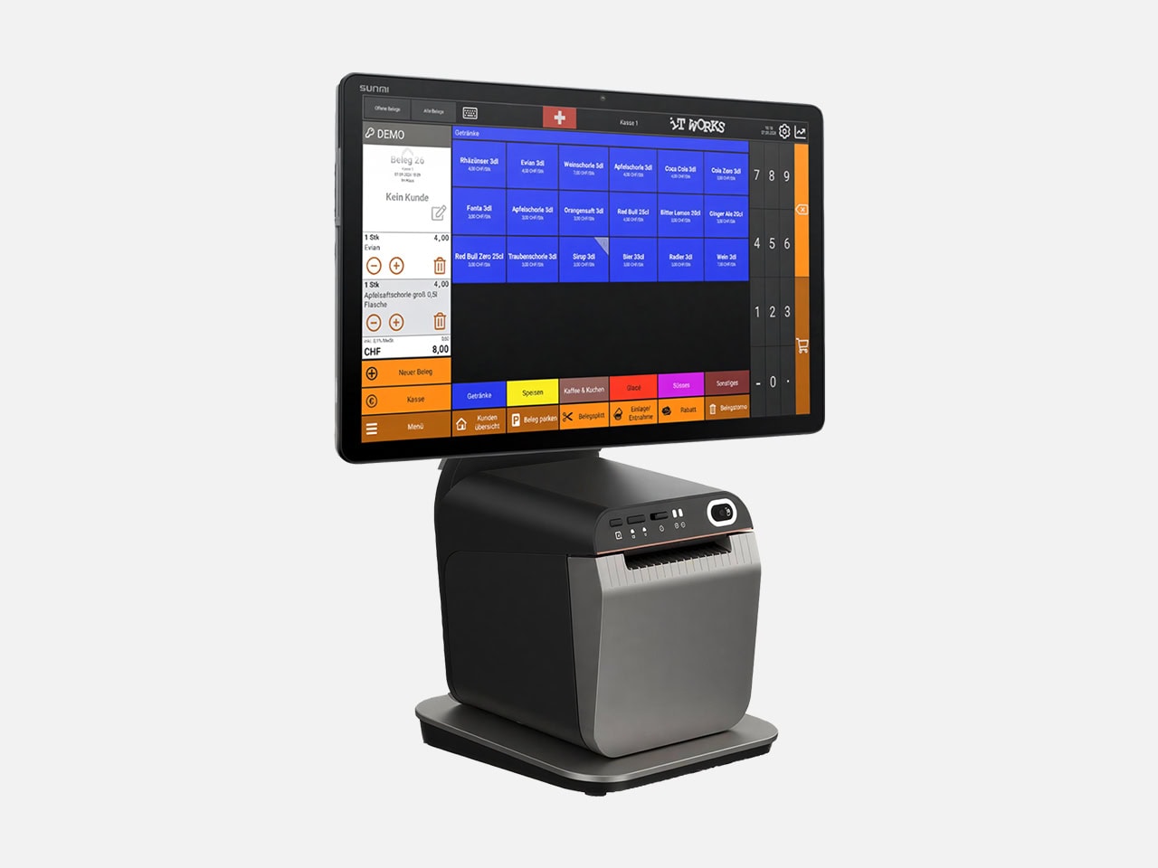 Kassensystem Sunmi CPad+Drucker Bundle